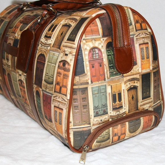 NWT Patricia Nash Avola Trolley Wheeled Duffle Bag Luggage - Picture 2 of 9